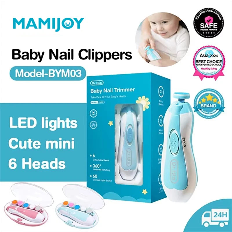 Electrical baby nail trimmer with LED
