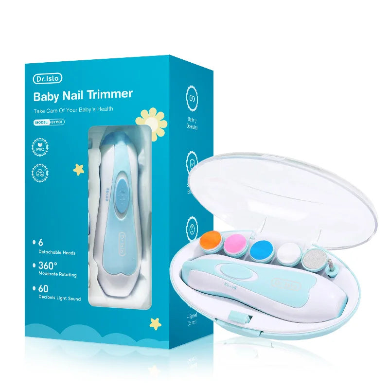 Electrical baby nail trimmer with LED