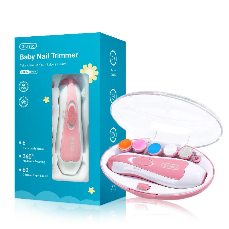 Electrical baby nail trimmer with LED