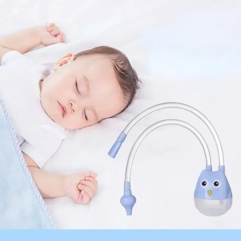 MAMIJOY Baby Nasal Aspirator Nose Cleaner Sucker Suction Tool Protection Baby Mouth Nasal Suction Cleaning Sucker Device XBQ04